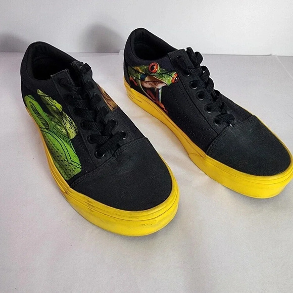 Vans x National Geographic Old Skool Size Mens 4 Womens 6 Sneakers - Picture 2 of 11